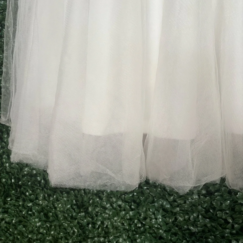 NWOT Charlotte Russe White Tulle Midi Skirt – L | Balletcore Y2K Fairy Romantic